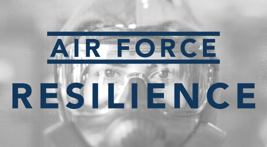 Air Force Resilience gray graphic link